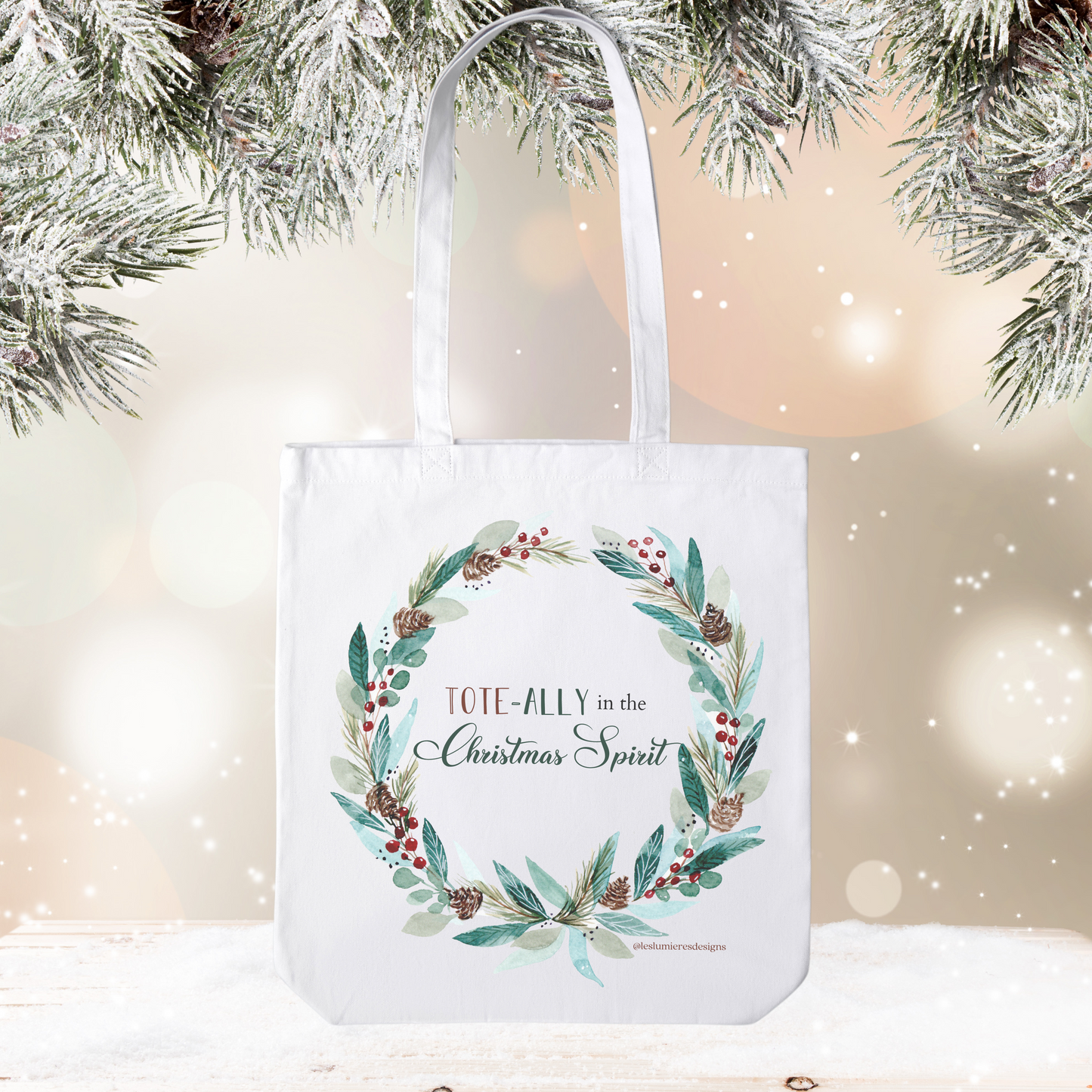 Tote-ally in the Christmas Spirit bag