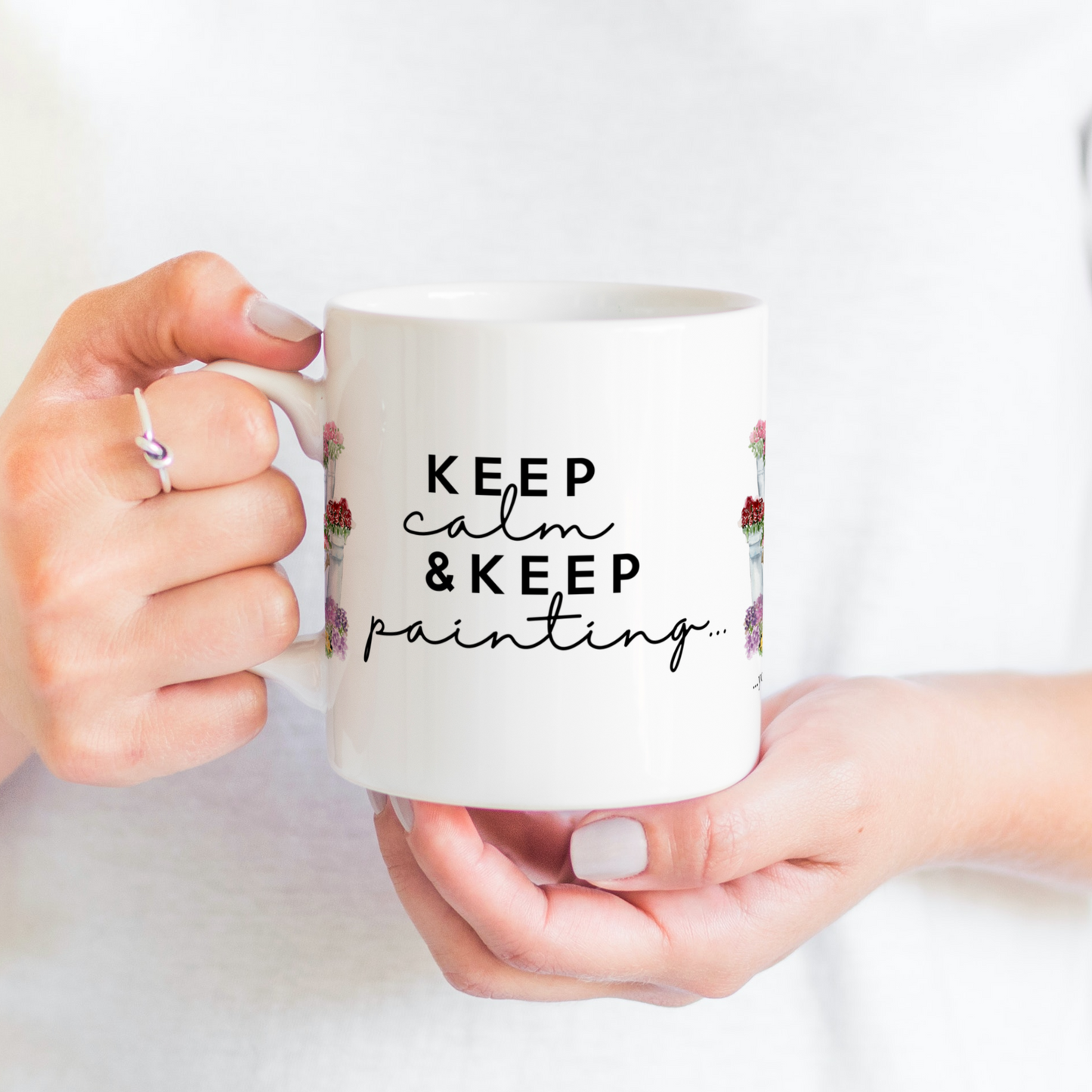 "Artist in Bloom" Mug