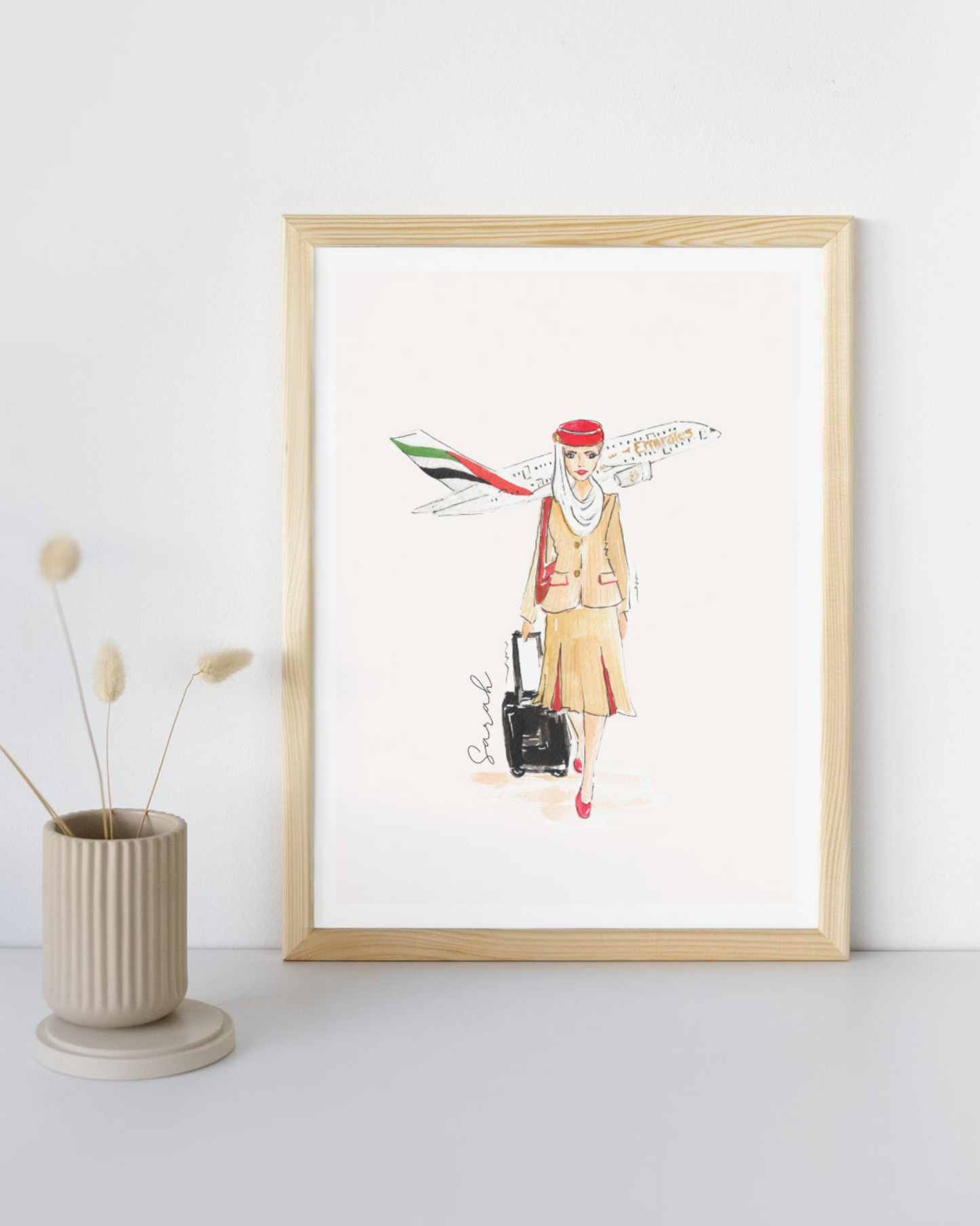 Personalized Watercolor Illustration Portraits