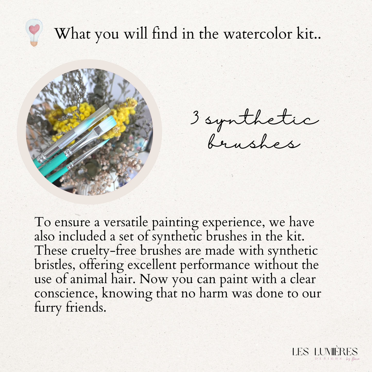 "Artist in Bloom" Watercolor Kit, All you need to start painting!