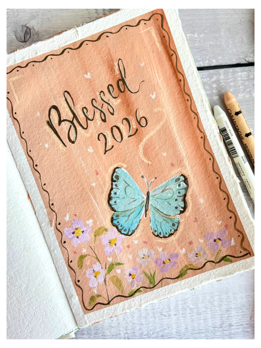 January Art Inspiration: Blessed 2026 🦋