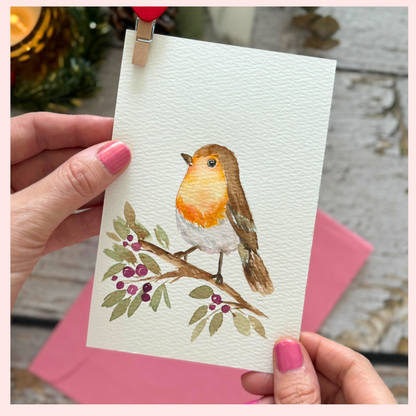 Watercolor Christmas Advent Calendar eBook- Instant Download & Print