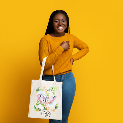 Wings to Fly Tote bag: Ethical, Eco-Friendly, and Beautiful!
