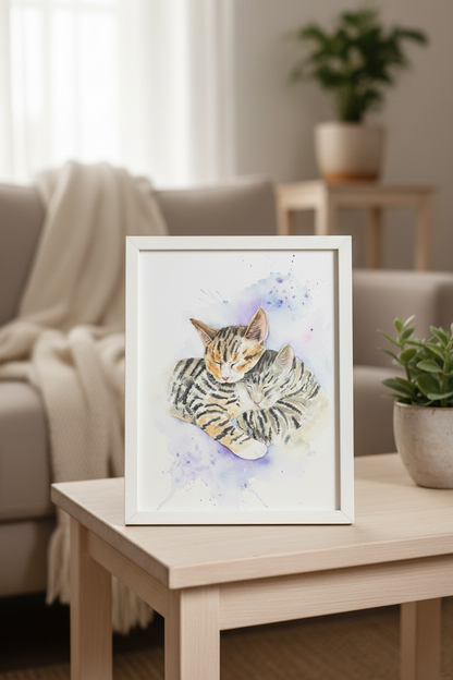 Personalized Watercolor Pet Portrait