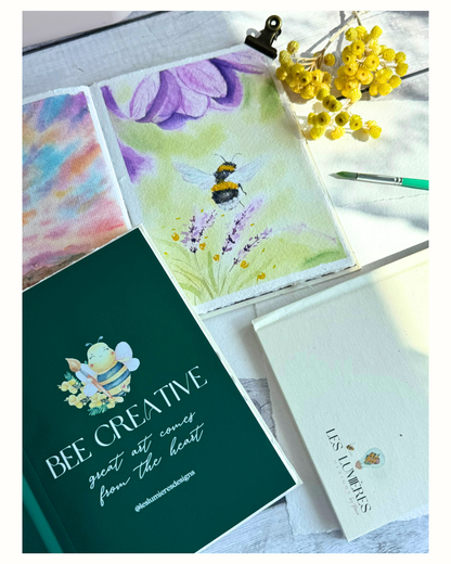 Watercolor notebook Sketchbook! 100% cotton handmade paper A5