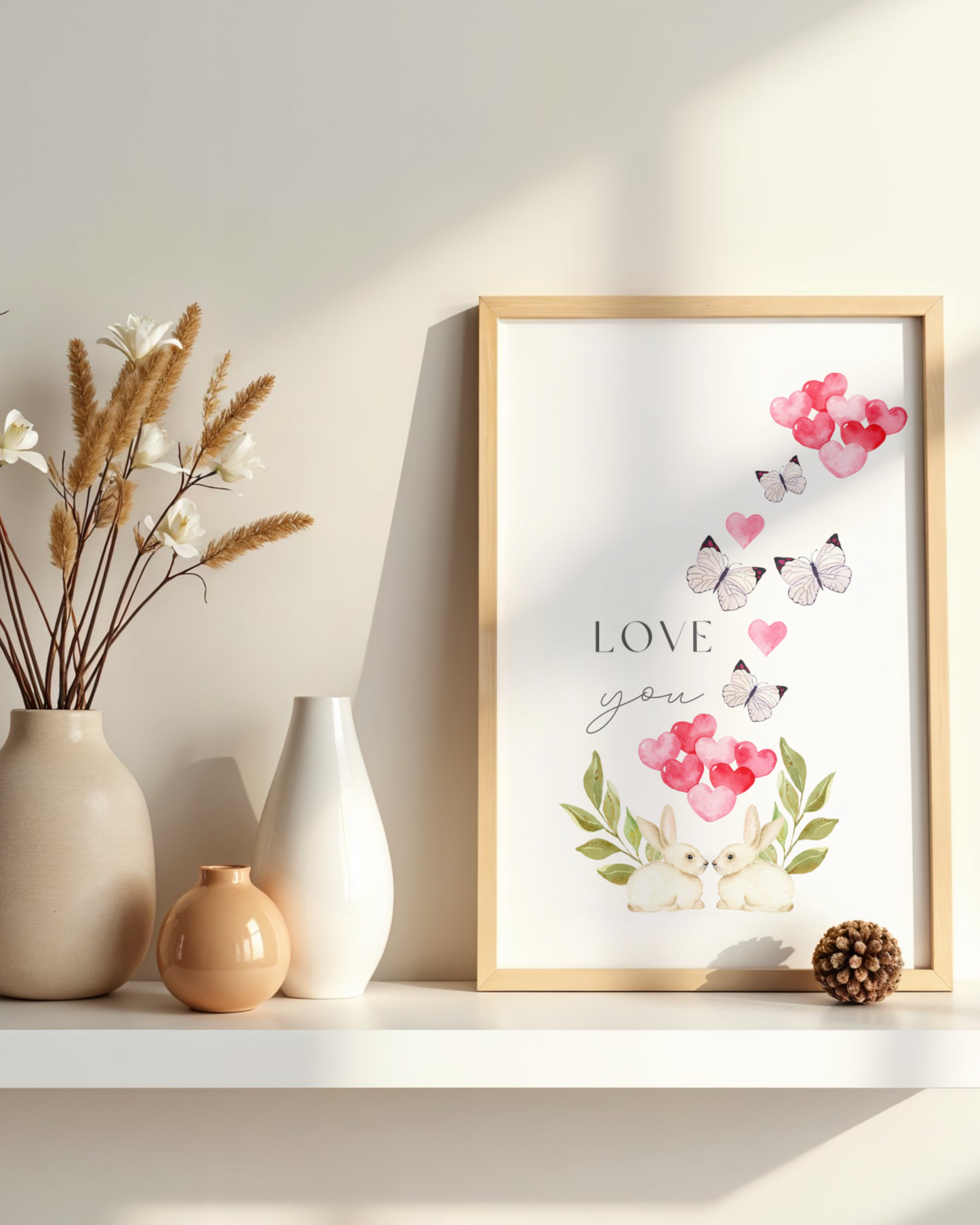 Valentine’s Watercolor Art Prints – Digital Download