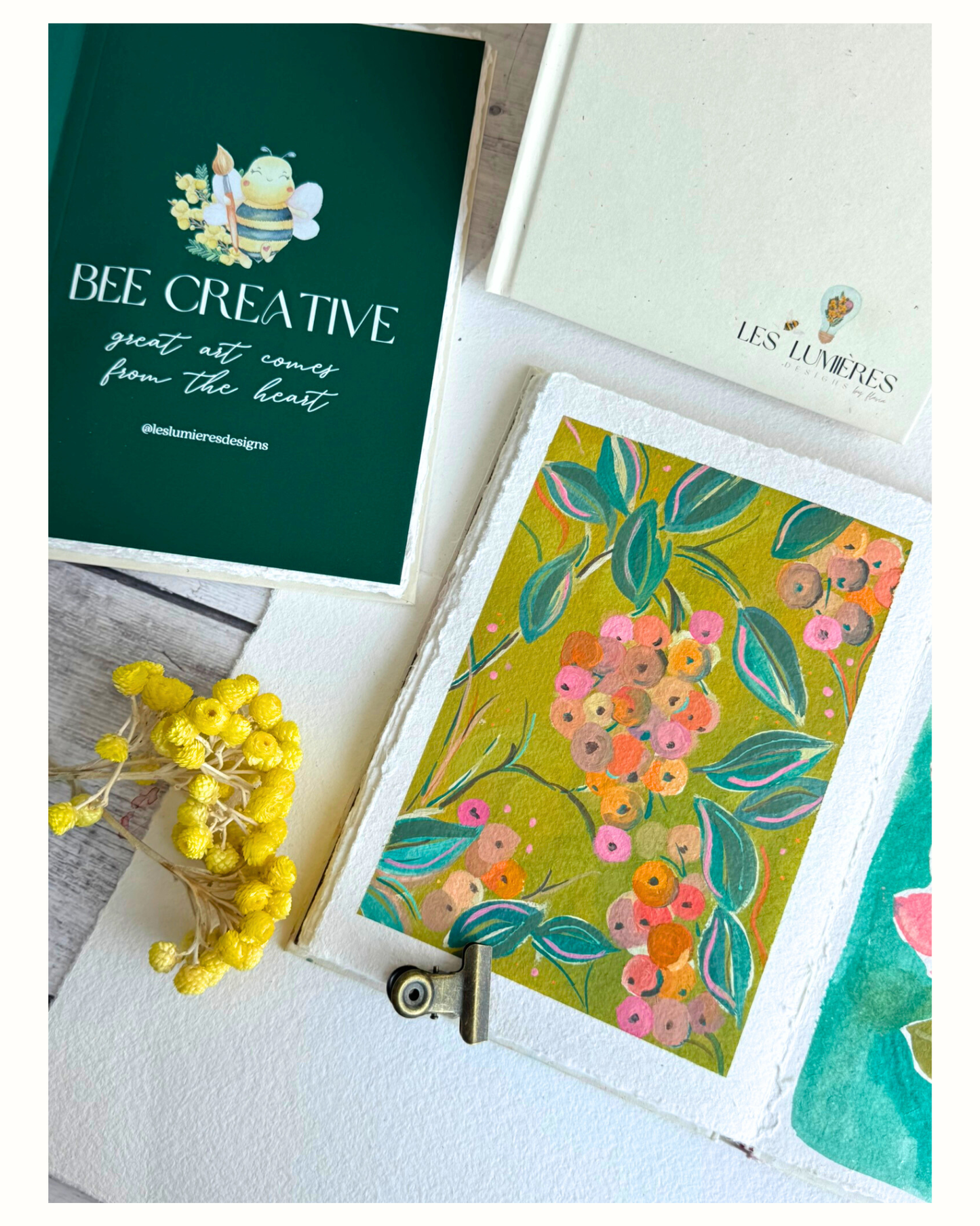 Watercolor notebook Sketchbook! 100% cotton handmade paper A5