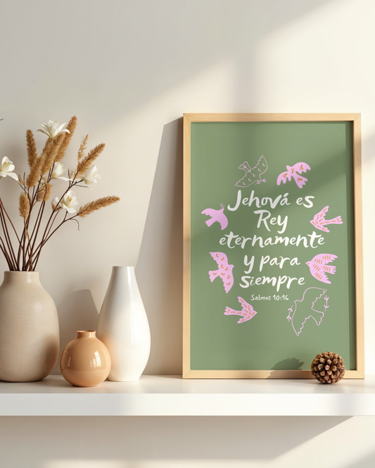 Psalms Spanish Bible Verse Printable Pack 12 designs– Christian Wall Art – Digital Download
