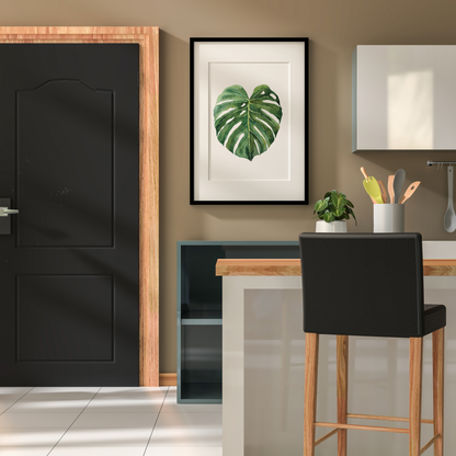 Digital Watercolor Monsteras Set of 5 designs – Printable Wall Art