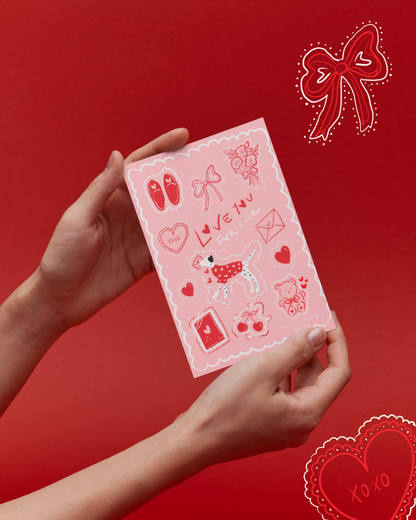 Valentine’s Love you Fur-ever Card -Art Print– Digital Download