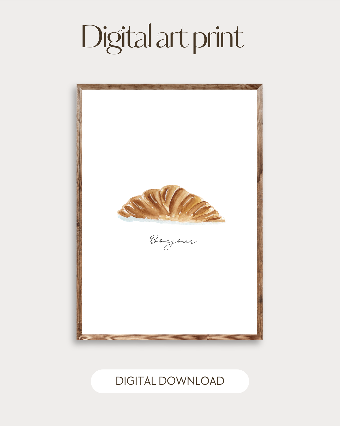 Printable Paris La vie est Belle- Set of 3 watercolor Instant Download & print