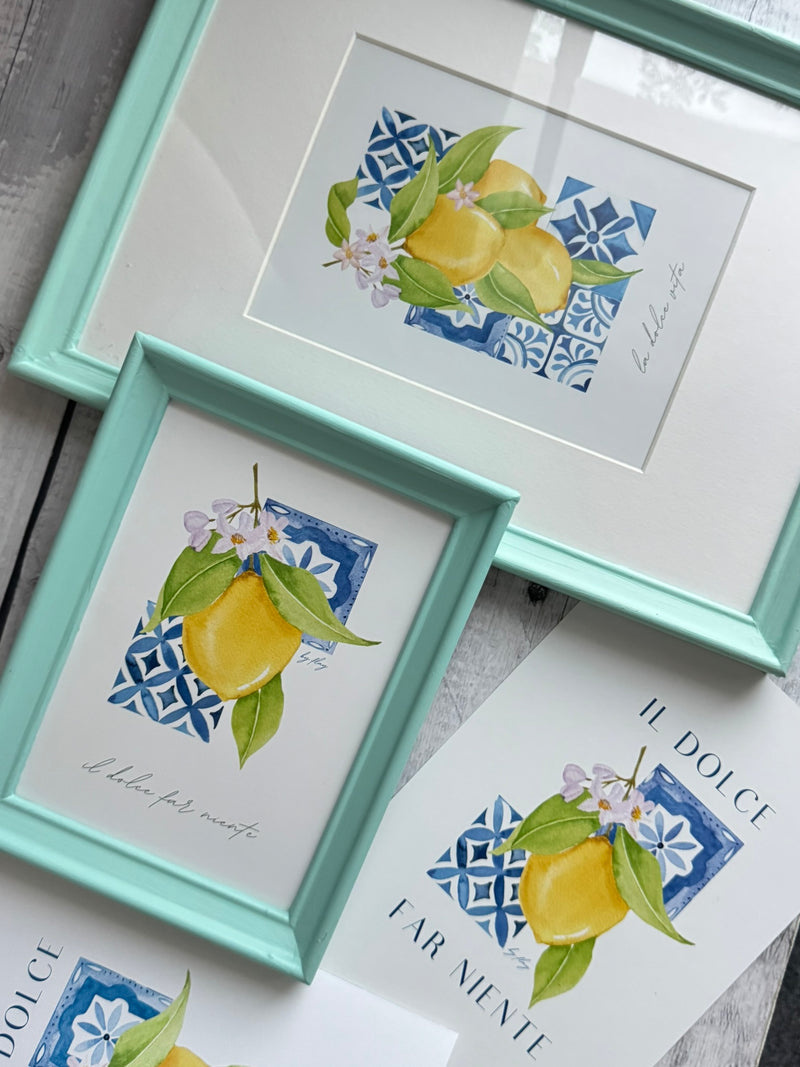 Lemons & mediterranean tiles