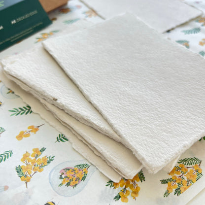 A6 Handmade Deckled Edge Cotton Paper 300gr