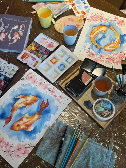 Taller de Acuarelas en Abu Dhabi- Jueves 2:30pm Al Raha-13 de Noviembre