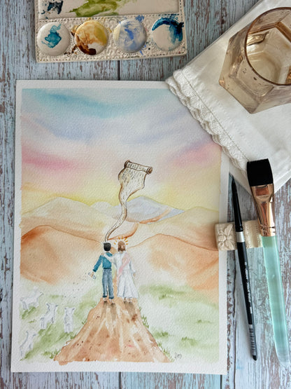 Personalized Watercolor, Gouache, Acrylic Art – Custom Paintings