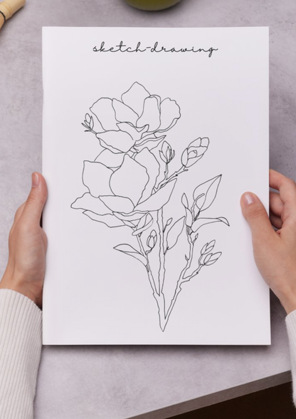 Spring & Autumn 5 Watercolor Paintings eBook- Instant Download & Print