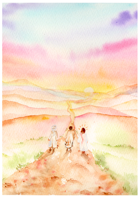 Personalized Watercolor Christian Art