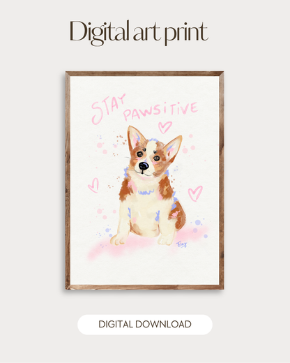 Personalized Pet Portrait – Digital Illustration (Printable PDF)