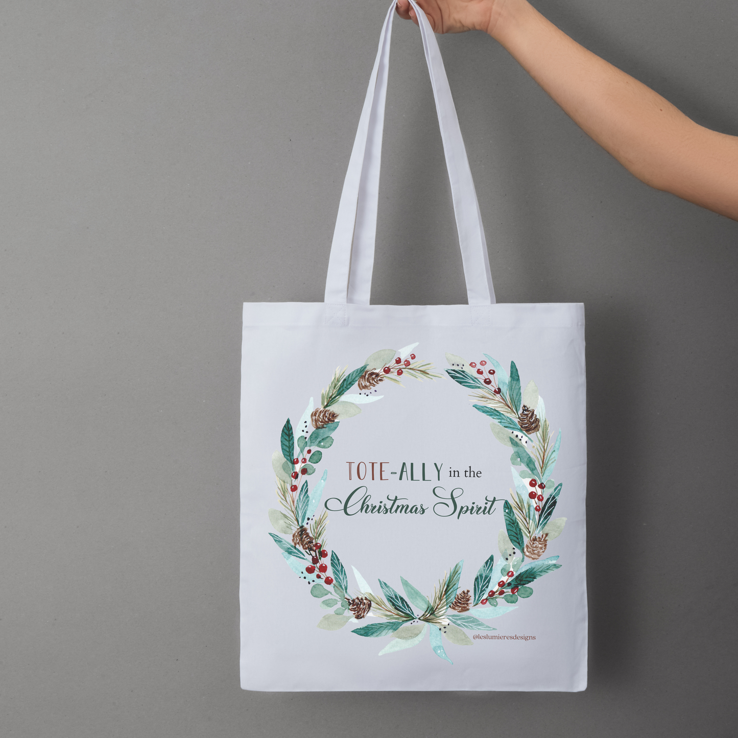 Tote-ally in the Christmas Spirit bag