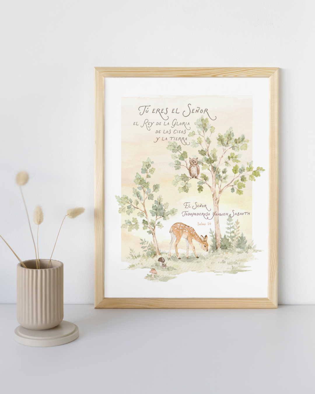 Psalms Spanish Bible Verse Printable Pack 30 designs Christian Wall Art – Digital Download