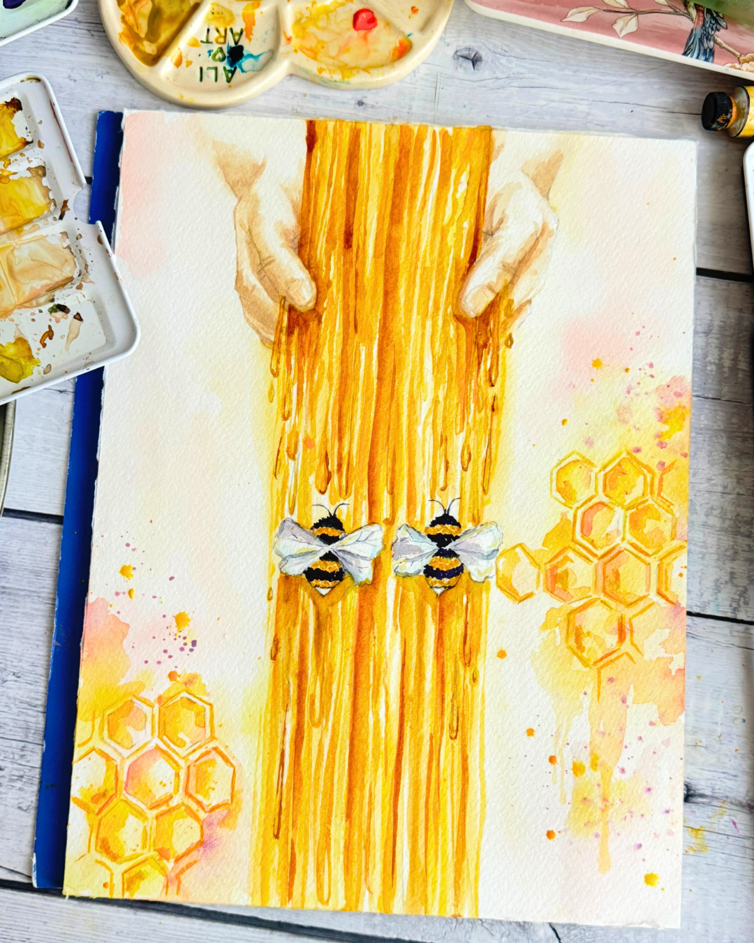 Personalized Watercolor Christian Art