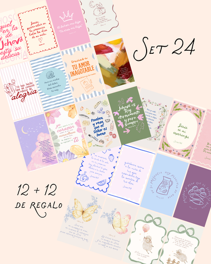 Psalms Spanish Bible Verse Printable Pack 12 designs+12 free– Christian Wall Art – Digital Download