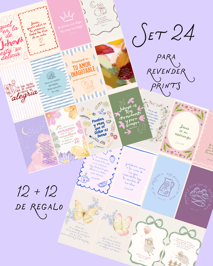 Psalms Spanish Bible Verse Printable Comercial use Pack 12 designs+12 free– Christian Wall Art – Digital Download